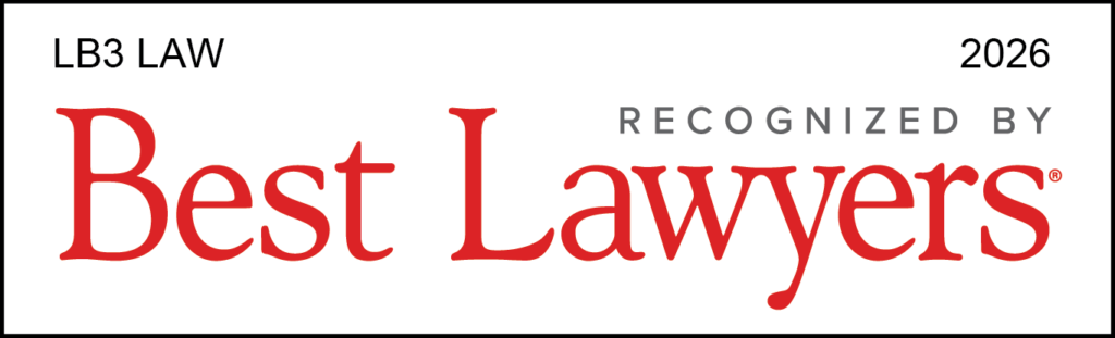 Best Lawyers 2026 - Lawyer Logo (LB3 Law)